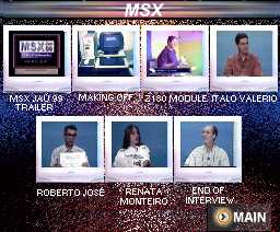 MSX Home Video #1 option: MSX